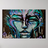 Street Art Graffiti Digbeth Birmingham UK Poster (Vorne)