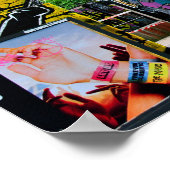 Street Art Graffiti Digbeth Birmingham UK Poster (Ecke)