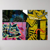 Street Art Graffiti Digbeth Birmingham UK Poster (Vorne)