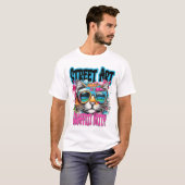 Street Art Graffiti Kitty 1 T-Shirt (Vorne ganz)