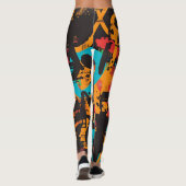 Street Art Graffiti Leggings (Rückseite)