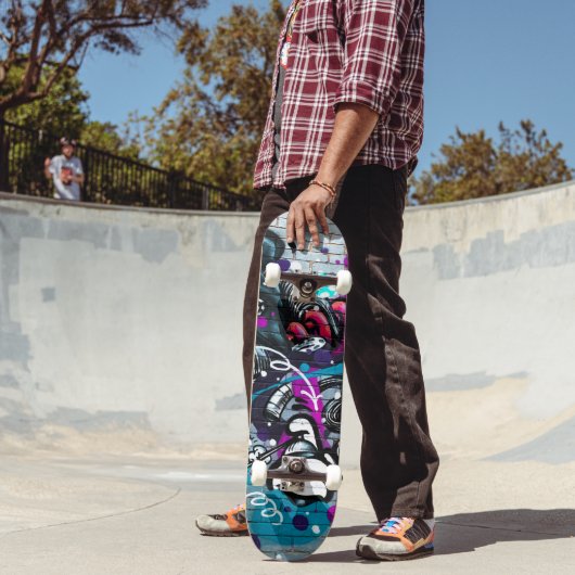 Street Art Graffiti Skateboard (Außenbereich 2)