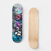Street Art Graffiti Skateboard (Vorderseite)