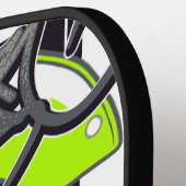 Street Art Hustle: Der Geldmacher Pickleball Schläger (Linke Seite)