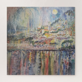 Street Art Malerei Italien Imitate Canvas Print Puzzle