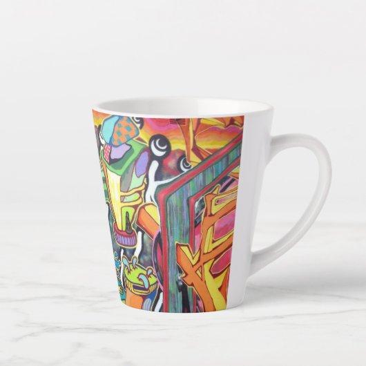 Street art / Mural Milchtasse (Rechts)