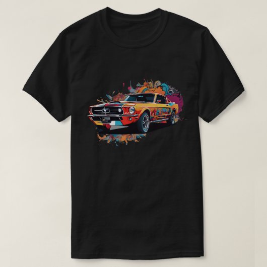 Street Art Muscle Car Men's T-Shirt (Design vorne)