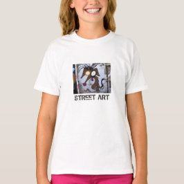 Street Art of Las Palmas Cartoon Dog T-Shirt