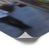 Street art on Calle de la Libertad Street Poster (Ecke)