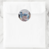 Street Art Portrait Sticker (Tasche)