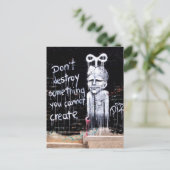 Street ART Postkarte (Stehend Vorderseite)