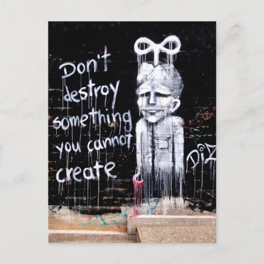 Street ART Postkarte (Vorderseite)