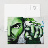 Street ART Postkarte (Vorne/Hinten)