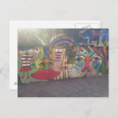 Street Art Postkarte (Vorne/Hinten)