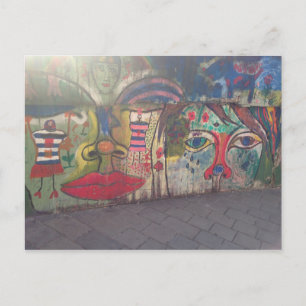 Street Art Postkarte