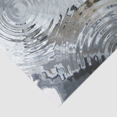 Street Art Rain Black Marble Seidenpapier (Ausschnitt)