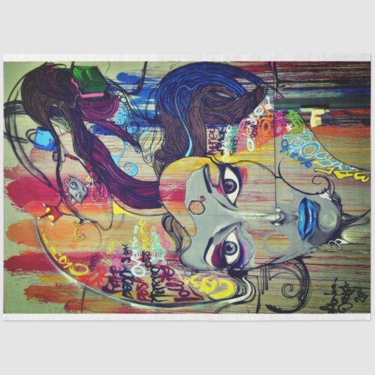 Street art seidenpapier (Vorderseite)