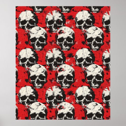 Street Art Skull Poster Design A10 (Vorne)