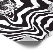 Street Art Skull Poster Design A11 (Ecke)