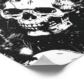 Street Art Skull Poster Design A26 (Ecke)