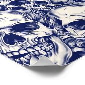 Street Art Skull Poster Design A27 (Ecke)