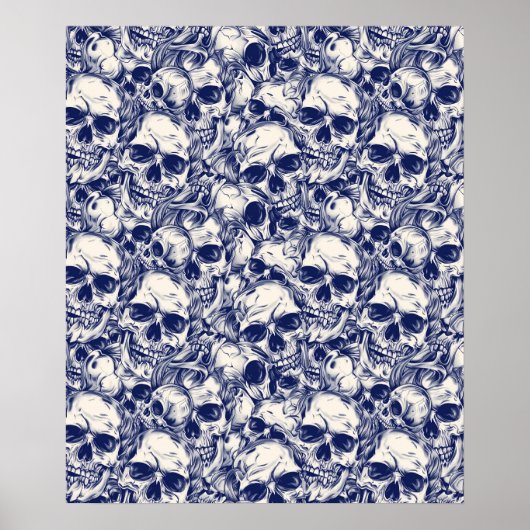 Street Art Skull Poster Design A27 (Vorne)