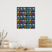Street Art Skull Poster Design A29 (Küche)