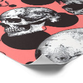 Street Art Skull Poster Design A30 (Ecke)