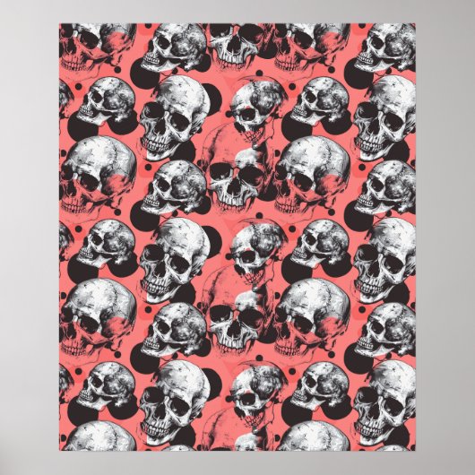 Street Art Skull Poster Design A30 (Vorne)