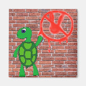 Street Art Turtle Graffiti Magnet (Vorne)