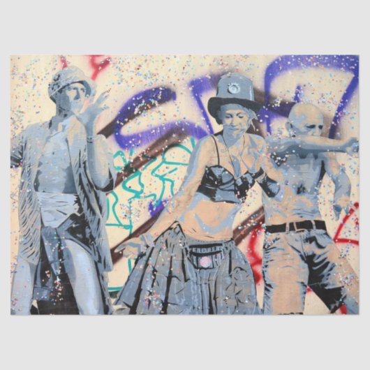 Street Art Urban 12 Dekoupage Tissue Paper Seidenpapier (Vorderseite)