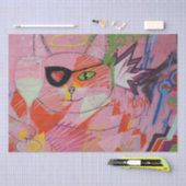 Street Art Urban Cat 23 Dekoupage Tissue Seidenpapier (Handwerk)