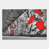 Street Art, Urban Graffiti Geschenkpapier Set (Vorderseite)