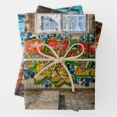 Street Art, Urban Graffiti Wrapping Paper Sheets Geschenkpapier Set (Beispiel)