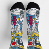 Street atmosphere socken (Oben)