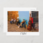 Street band in Trinidad, Kuba Postcard Postkarte (Vorne/Hinten)