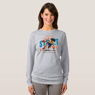 Street Basketball Damen Langarm T-Shirt