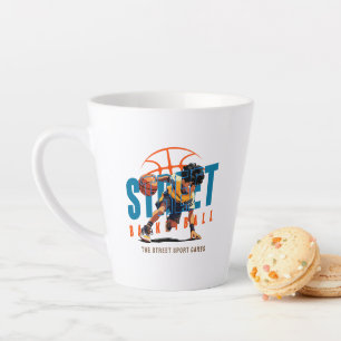 Street Basketball Latte Tasse
