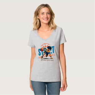 Street Basketball V-Neck für Frauen T-Shirt