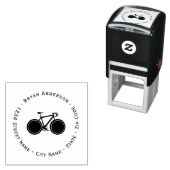 Street Bicycle Rücksendeadresse Self-Inking Briefm Permastempel (Beispiel)