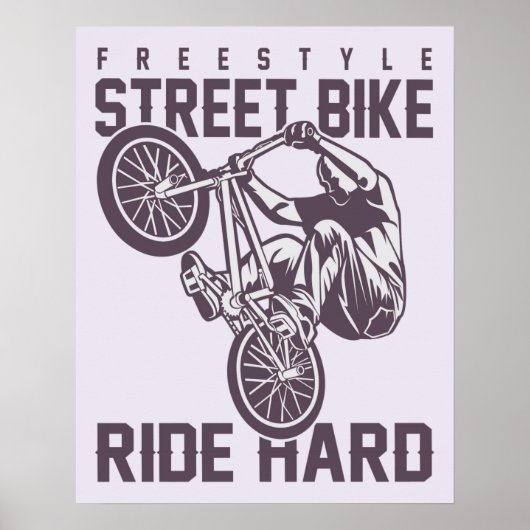 Street Bike Poster (Vorne)