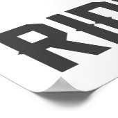 Street Bike Poster (Ecke)