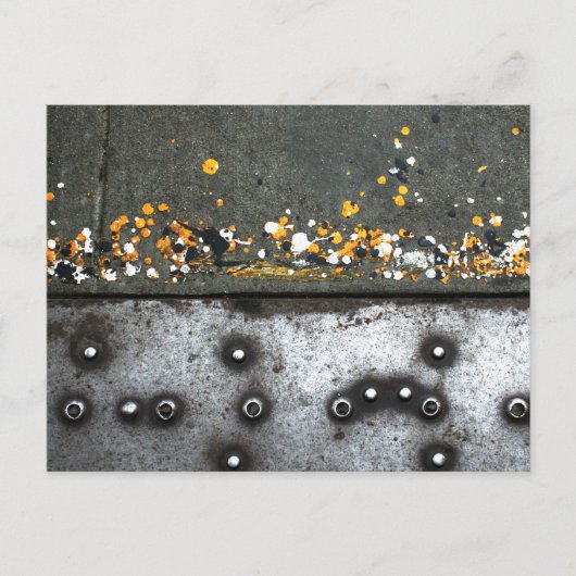 Street Braile Postkarte (Vorderseite)