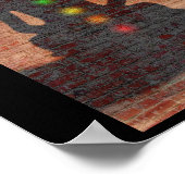 Street Buddha mit Chakras Poster (Ecke)