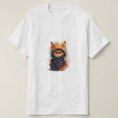 Street cat warrior oragen hodie  T-Shirt (Design vorne)