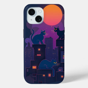 Street Cats   Neon Urban Feline Art Case-Mate iPhone Hülle