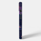 Street Cats | Neon Urban Feline Art Case-Mate iPhone Hülle (Rückseite / Links)