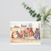 Street Cats von Louis Wain Postkarte (Stehend Vorderseite)