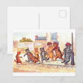 Street Cats von Louis Wain Postkarte (Vorne/Hinten)