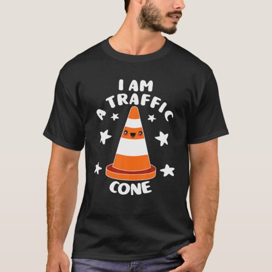 Street Cone Costume | Ich bin ein Verkehrsknotenpu T-Shirt (Vorderseite)